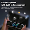 Miniatyrbild 6 av 6: U-Mic Stereo Mikrofon Dubbel Channel Trådlöst Lavalier Mikrofon System för DSLR Smartphone Intervju Video inspelning
