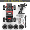 Miniatyrbillede 3 af 3: RC bil racing pickup børsteløs fjernbetjening kontrol bil 1/14 Off-road kørsel Højhastighed lastbil legetøj model
