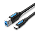 Miniatyrbild 1 av 7: Vänd USB C till USB Typ B 3.0 Kabel för HDD Case Disk Hölje Webb Kamera Digital Video Blue ray Drive Typ C Square Cord  NY