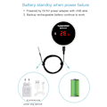 Miniatyrbild 5 av 6: Wifi Temperatur Sensor 3m Tråd Sond Digital Smartlife Termometer