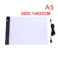 Miniatyrbilde 10 av 10: A4 Tegning Kopi Tavle LED Lys Pad for Diamond Maling Powered Light Board Digital Graphics Nettbrett
