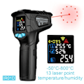Miniatyrbillede 6 af 11: Infrarød termometer 800 grader eller 1472 Fahrenheit Høj temperatur meter