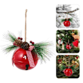 Miniatyrbild 2 av 6: Jul Träd Jingle Klockor Ornament Ornament Klocka Semester Xmas Släde Dörr Hängare Hängande Dekor Ballar