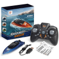 Miniatyrbillede 2 af 7: RC Båd Radio Fjernbetjening Kontrolleret Høj Speed Skib Palm Båd Elektrisk Sommer Vand Pool Kontrol Båd Legetøj