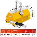 Miniatyrbild 3 av 9: Stål Permanent Magnetisk Lyftare Neodym Magnet Kran Lift Lift Metall Sugkopp Konstruktion Verktyg
