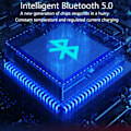Miniatyrbillede 4 af 7: Bil Mp3 Afspiller Dual Usb Hurtig Oplader Fm Bluetooth Modtager Bluetooth Kompatibel 5.0 Fm Sender