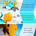 Miniatyrbillede 3 af 8: Dans Krabbe Løb Væk Legetøj til Babyer Crawling Interaktiv Escape Krabber