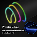 Pikkukuva 3 / 7: RGB Luminous Pure Black Hiirimatto Paksutettu Hiiri Pad Suuri pöytä Pad