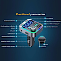 Miniatyrbillede 6 af 6: 48W PD&QC3.0 Bil Oplader Bluetooth Adapter