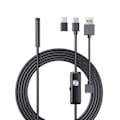 Pikkukuva 5 / 5: Teollisuus Endoskooppi kamera IP67 Vedenpitävä 5,5mm 7mm 3IN1 Android puhelimille PC USB Endoskooppi kamera