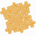 Miniatyrbilde 6 av 6: Jigsaw form cookie mugg kake form rustfritt stål cookie cutter