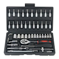 Miniatyrbild 1 av 6: 46 bitar Bil Reparation Verktyg Kit 1/4-tums Socket Set