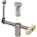 Miniatyrbillede 5 af 9: Træbearbejdning Desktop Clip Messing Hurtig Fixed Clip Quick Fixture  Clamping Værktøj Kit