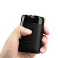 Miniatyrbillede 2 af 8: Elektrisk barbermaskine Tvilling blade bærbar tør våd barberkniv skæg trimmer kutter usb genopladelig