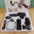 Miniatyrbillede 2 af 6: Telefon Holder Fotografi Belysning Smartphone Video Kit Mikrofon LED Selfie Stativ