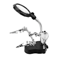 Miniatyrbillede 1 af 5: Svejsning Lup Glas med LED Lys 3,5X-12X linse Auxiliary Clip Lupe Desktop Magnifier