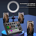 Miniatyrbild 2 av 6: Professionell Bluetooth-kompatibel Studio Inspelning För telefon PC Ljud Mixing Konsoll Förstärkare Live Musik Mixer