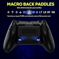Miniatyrbild 2 av 7: Trådlös kontroller för PS4 PS3 PS2 IOS Android PC Hall Effect 9-color LED lights Vibration effekt PS4 Gamepad