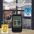 Miniatyrbilde 6 av 7: Digital Klokke Vær Stasjon Termometer Hygrometer