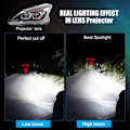 Pikkukuva 5 / 6: Led Auto Ajovalo polttimot 9005/HB3 60000LM Valot  Turbo Bi Led