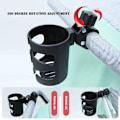 Miniatyrbilde 6 av 7: Baby vogn kopp baby vogn kopp holder universal 360 roterbar drikke flaske