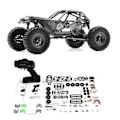 Pikkukuva 1 / 7: Orlandoo Hunter OH32X01 TX RX 1:32 RC Auto 2.4G 4WD DIY Frame Kit Integroitu Ryömiä Kaukosäädin Ajoneuvot
