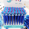 Miniatyrbillede 6 af 8: Tegneserie søm gel pen sød 0,5 mm sort blæk signatur pen kontor skole skrivemateriale brevpapir