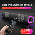 Miniatyrbillede 3 af 7: Høj kvalitet 4D Computer Kablet Højttaler Bluetooth 5.0 Bar Stereo Sound Subwoofer Surround Soundbar Højttaler Til Macbook Laptop Notebook PC