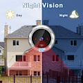 Miniatyrbild 2 av 6: 2,8 tum LCD Digital Titthål Dörrklocka 90 Degree Dörr Ögon Dörr Viewer Kamera Natt Vision Foto Dörr Ring Monitor