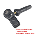 Miniatyrbillede 1 af 11: Programmerbar Sensor 315/433MHz 2in1 TPMS Gummi Metal Dæk Tryk Sensor