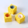Miniatyrbilde 2 av 4: Avstressende Kjæledyr ost mus ost klype moro stress ball ventil ekorn kopp prank leketøy fidget leker
