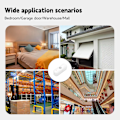 Miniatyrbild 7 av 8: 4 delar Smart Vibration Sensor Detektering Smart Life APP Meddelande Realtid Monitor