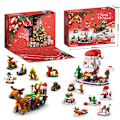 Miniatyrbilde 1 av 3: Jul Byggeklosser Set Eske Barn Leker 24 År Xmas Advent Kalender
