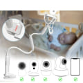 Miniatyrbillede 2 af 6: Multifunktion Universal Telefon Holder Stativ Lang Arm Justerbar Kamera Beslag