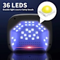 Miniatyrbilde 2 av 6: Profesjonell Oppladbar Spiker UV LED Lampe Tørketrommel HD Display