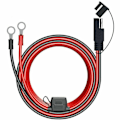 Miniatyrbilde 1 av 6: 12V lader kabel for motorsykkel batteri terminal til SAE hurtig forlenger ledning kabel kontakt for batteri lader