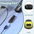 Miniatyrbilde 3 av 8: 5V Type-C Shaver Adapter Lader Konverter Kompatibel med Philips One Blade