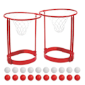 Miniatyrbillede 1 af 6: 2 Pack Hoved Hoop Basketball Fest Spil For Børn Og Voksne Karneval Spil Justerbar Basketball Net Pandebånd