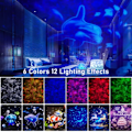 Miniatyrbilde 3 av 7: Dynamisk 360 grader Ocean Starry Sky Galaxy Projection Light