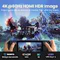 Pikkukuva 3 / 7: Korkea laatu USB C telakka HDMI 4K60Hz RJ45 PD100W telakka Steam Deck Asus ROG Ally Nintend Switch MacBook PC USB 3.0 HUB