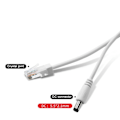 Miniatyrbillede 2 af 3: 48V til 12V POE Spliter Vandbeskyttelse  Med Video Og Strøm Adapter Kabel Forsyning Modul Injektor
