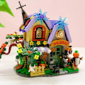 Miniatyrbilde 2 av 10: Bygge Blokk MOC Hut Hus Gresskar Happy Halloween Dekorasjon Klosser for Gutter Barn Leker Halloween Gave