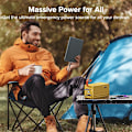 Miniatyrbilde 4 av 6: 60000mAh Power Bank 22.5W PD QC 3.0 Lader Powerbank Stor Batteri Kapasitet Power Station Rask Lading For iPhone Xiaomi