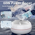 Miniatyrbillede 5 af 6: Bærbar Turbo Vaske Maskin Høj Power Mini Ultrasonic Washer