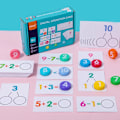 Miniatyrbillede 4 af 7: Børn's matematik tidlig uddannelse undervisningshjælpemidler tal kognition matching