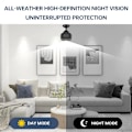 Pikkukuva 4 / 10: 4K Mini Turva Kamera Full Color Night Vision High Definition WiFi näyttö