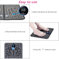 Miniatyrbillede 5 af 6: Elektrisk Fod Stimulation massager Pad Foldning Portable måtter