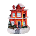 Miniatyrbilde 3 av 4: Jul led lys hus jule tre pynt LED harpiks liten landsby hus jul glød dekor