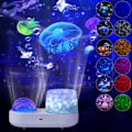 Miniatyrbilde 2 av 7: Dynamisk 360 grader Ocean Starry Sky Galaxy Projection Light