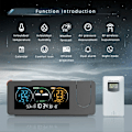 Miniatyrbild 5 av 6: Väder station termometer elektronisk projektion väder prognos temperatur och fuktighet digital alarm klocka